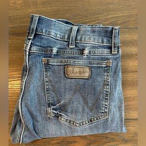 Wrangler Retro Slim Bootcut Blue Jeans Size 34x34